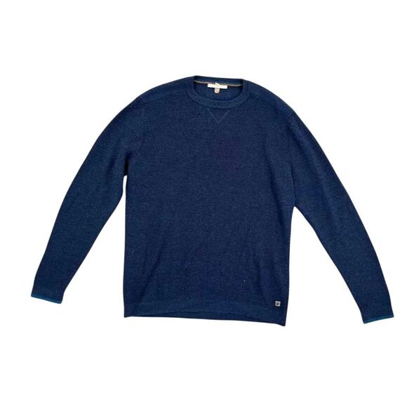 Smartwool Sweater Navy Large Merino Wool - Picture 1 of 5
